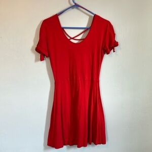 Women’s atmosphere red fit & flare dress Sz 4